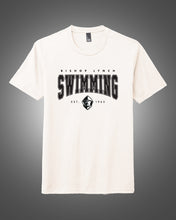 Load image into Gallery viewer, Swimming - Tee - Tri-Blend - Natural