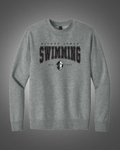 Load image into Gallery viewer, Swimming - Crewneck Sweatshirt - Dark Grey