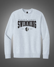 Load image into Gallery viewer, Swimming - Crewneck Sweatshirt - Light Grey