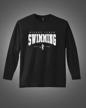 Load image into Gallery viewer, Swimming - Long Sleeve - Black