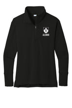 Load image into Gallery viewer, 1/4 Zip - W Alum - Black