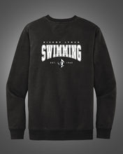 Load image into Gallery viewer, Swimming - Crewneck Sweatshirt - Black
