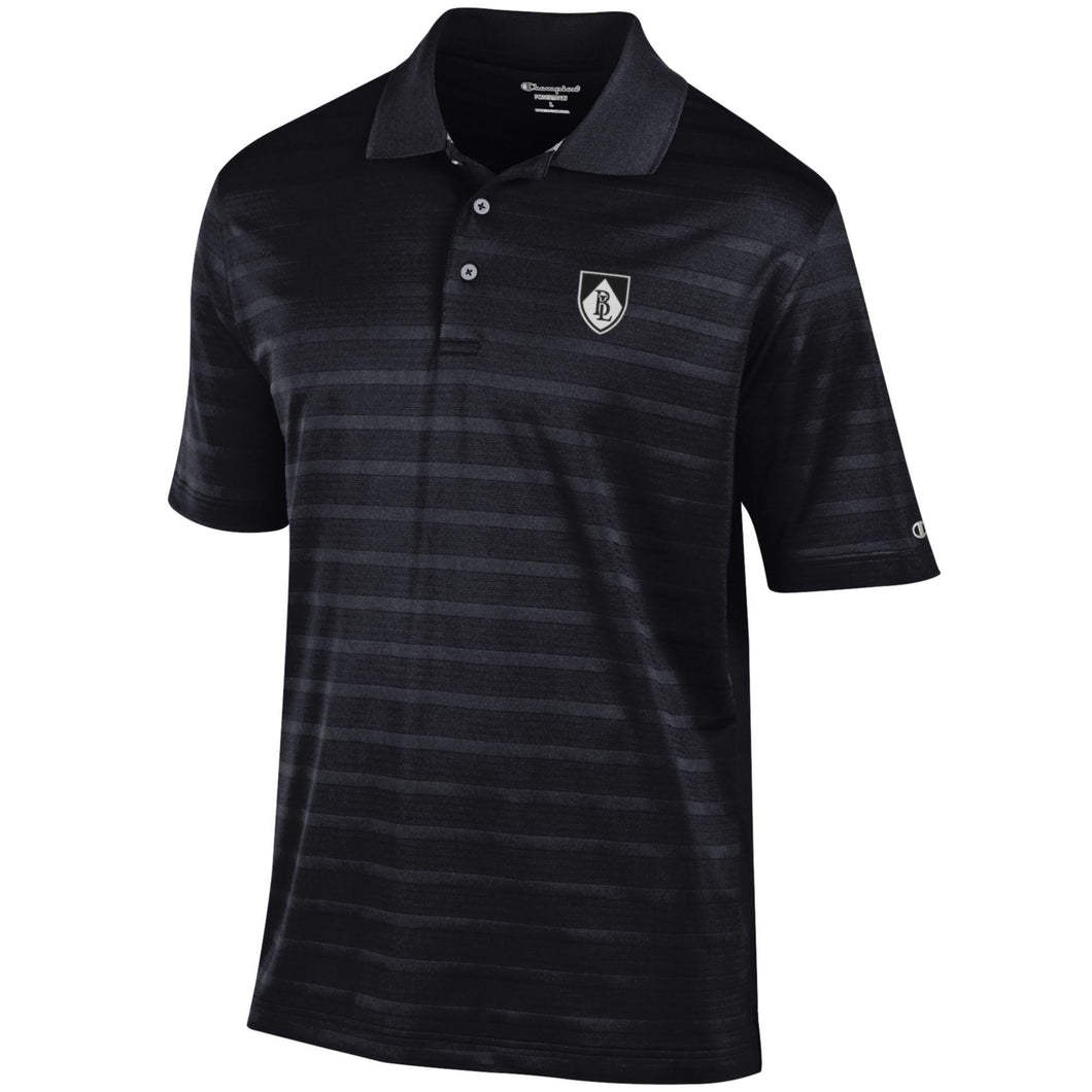 Polo - Textured Shield - Black