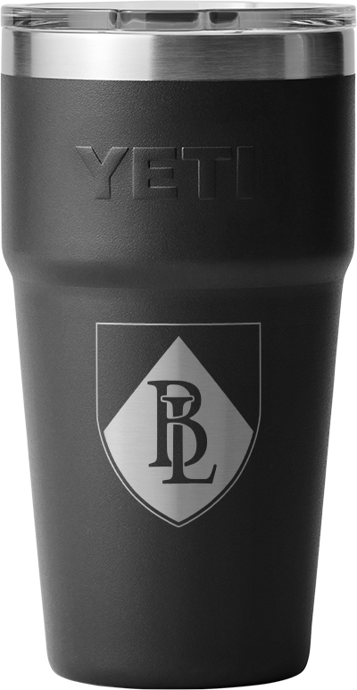 Yeti - 20 oz Stackable Rambler - Black - Shield