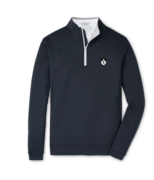 ¼ Zip - Peter Millar - Black
