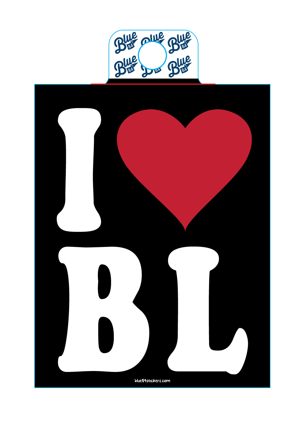 I Love BL Sticker