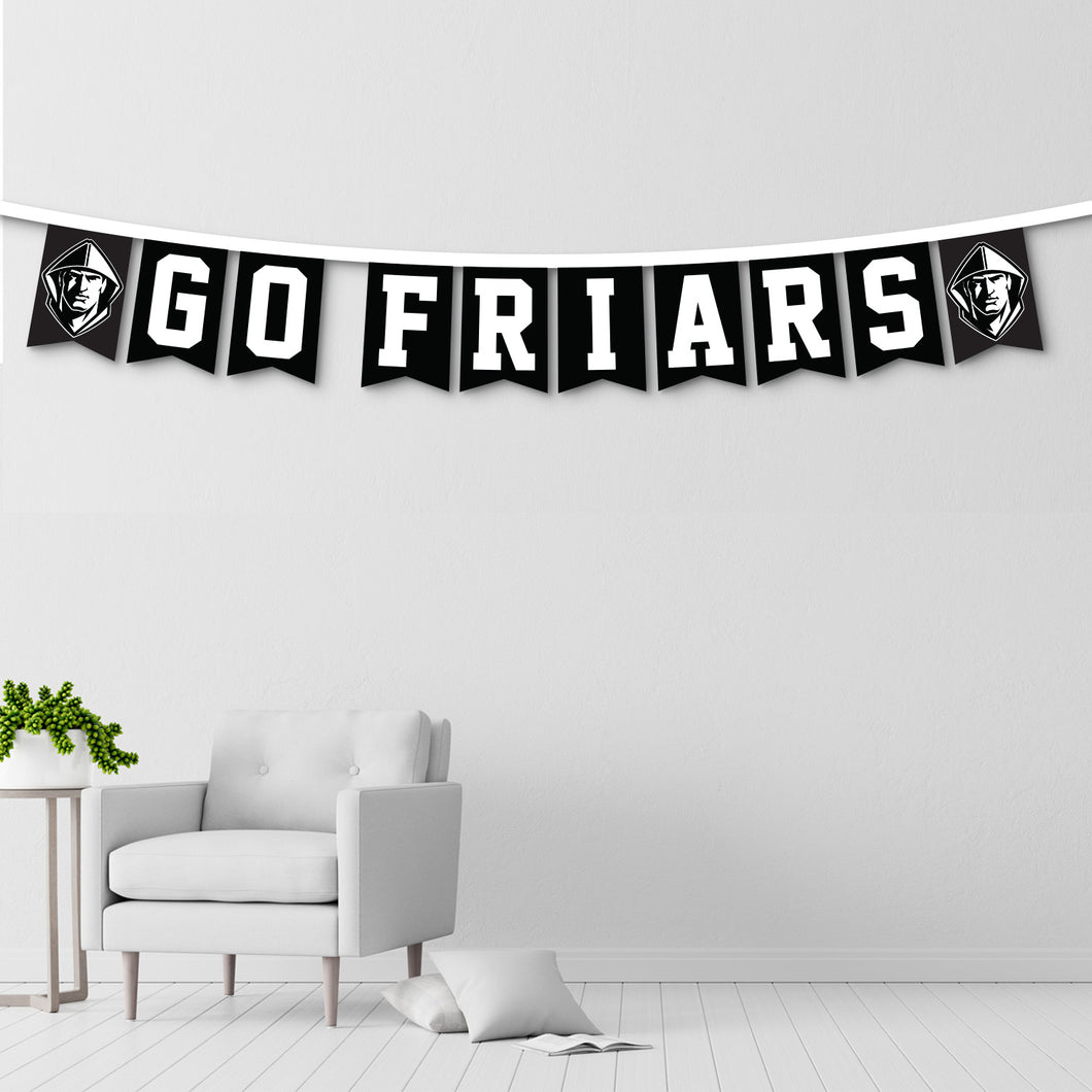 Banner - Go Friars - Friar